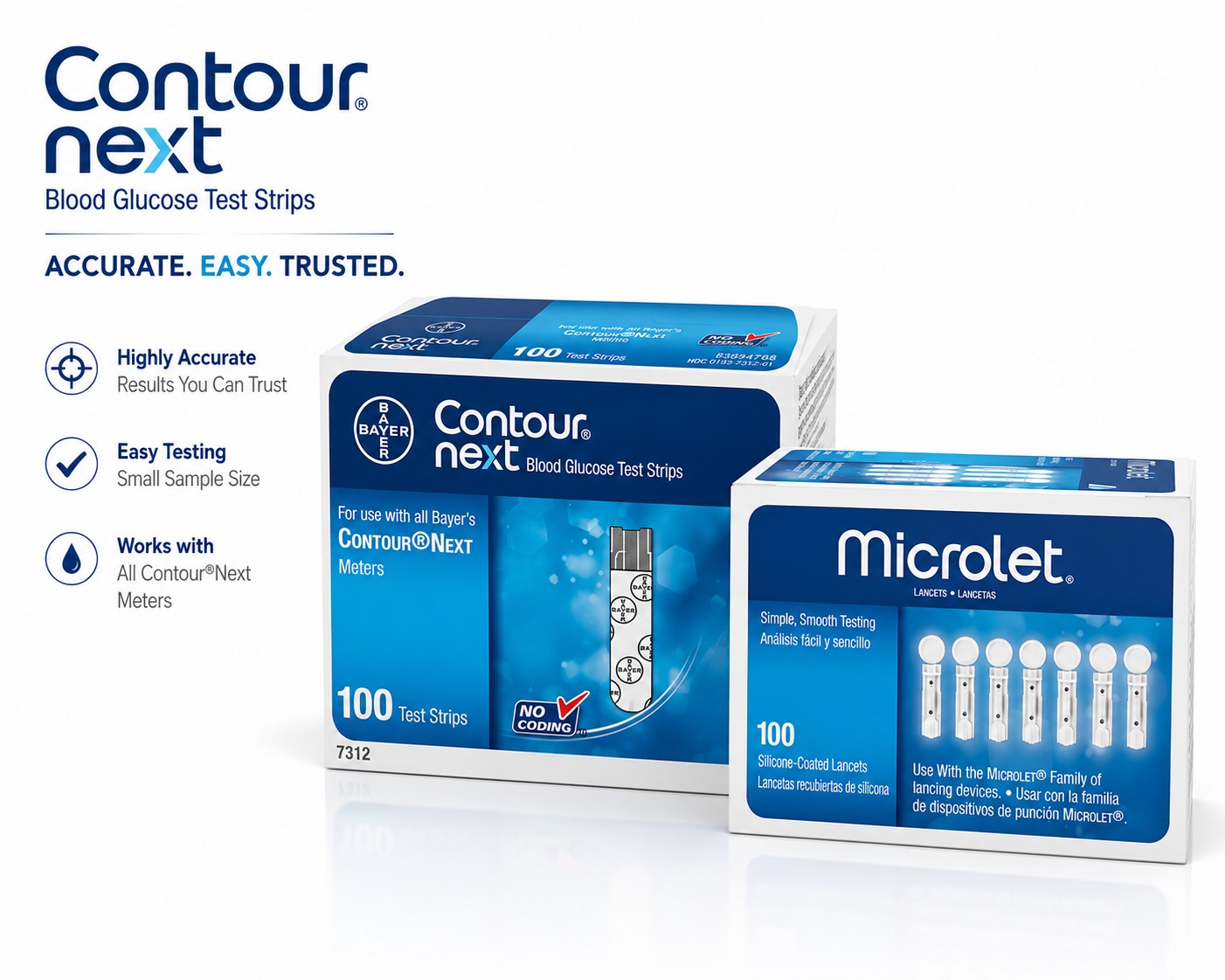 CONTOUR NEXT diabetic supply brand