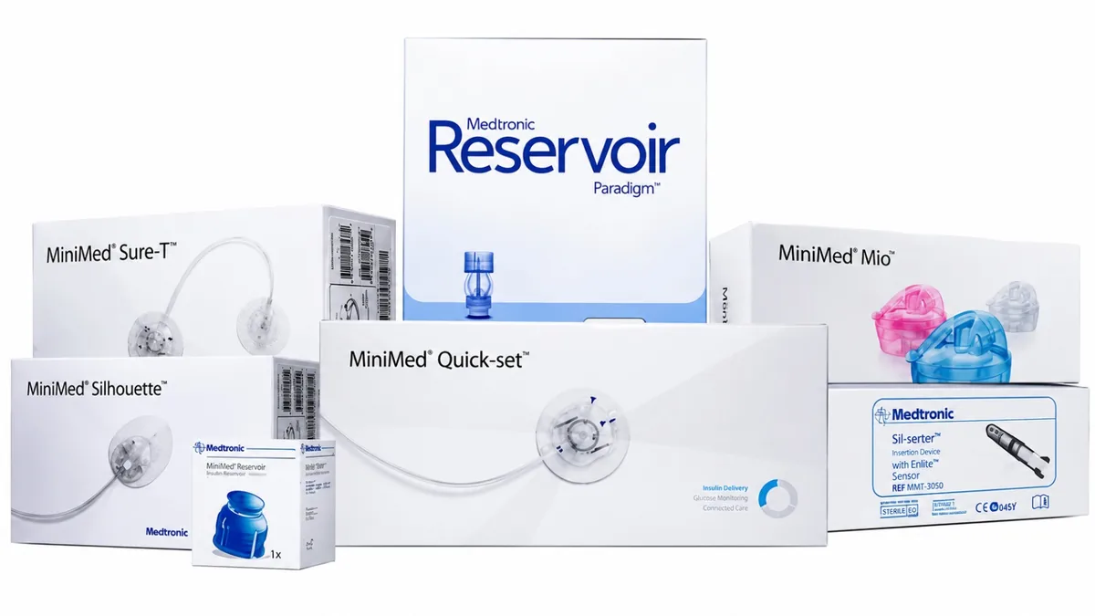 MEDTRONIC diabetic supply brand
